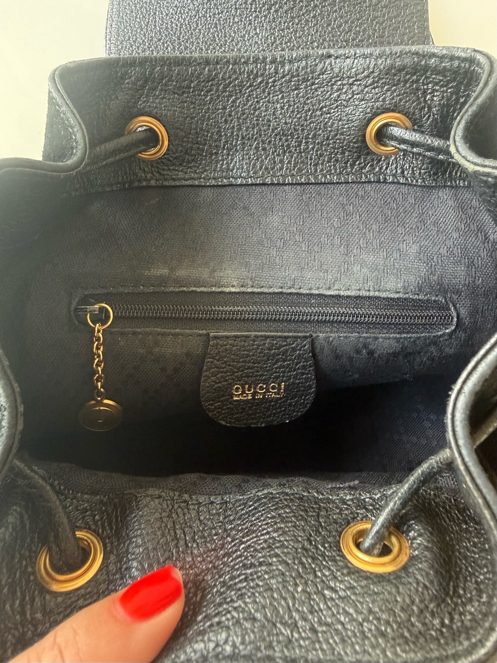 Gucci Mini Bamboo Suede Backpack - Picture 11 of 12